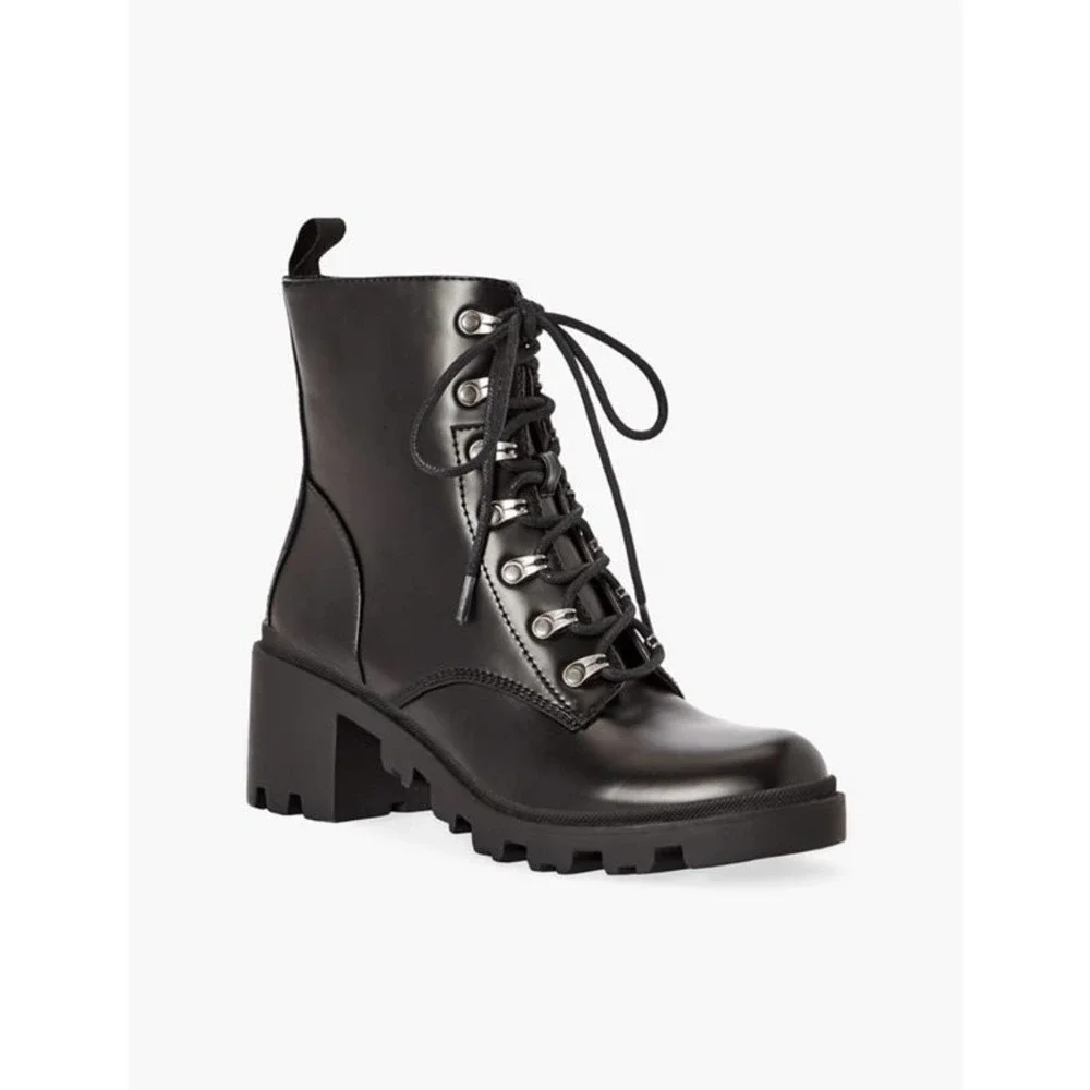 Letty Lace-Up Combat Boot - Picture 2 of 7